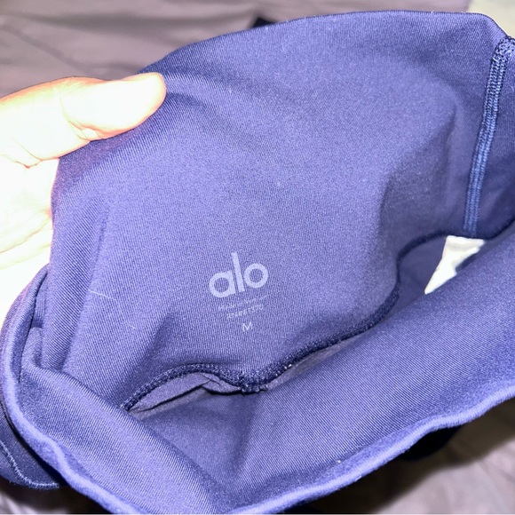 Amo motto high waisted navy blue leggings - Picture 3 of 5